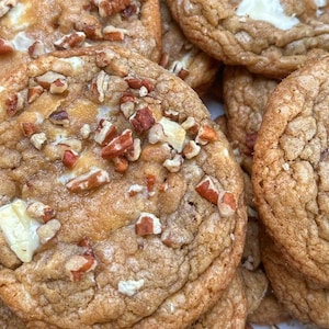 Browned Butter White Chocolate Pecan Cookies RECIPE-INSTANT DOWNLOAD