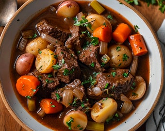 Slow Cooker Roast Beef RECIPE-INSTANT DOWNLOAD