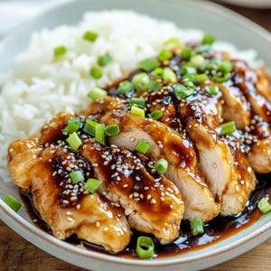Kurczak teriyaki z kleistym sosem