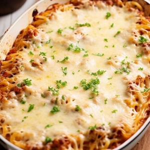 Creamy Million Dollar Spaghetti Bake Recipe-Instant Download