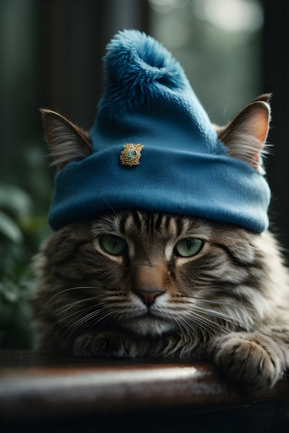 Smurf Cat Whimsy: Embrace Adorable Magic in Feline Blue 