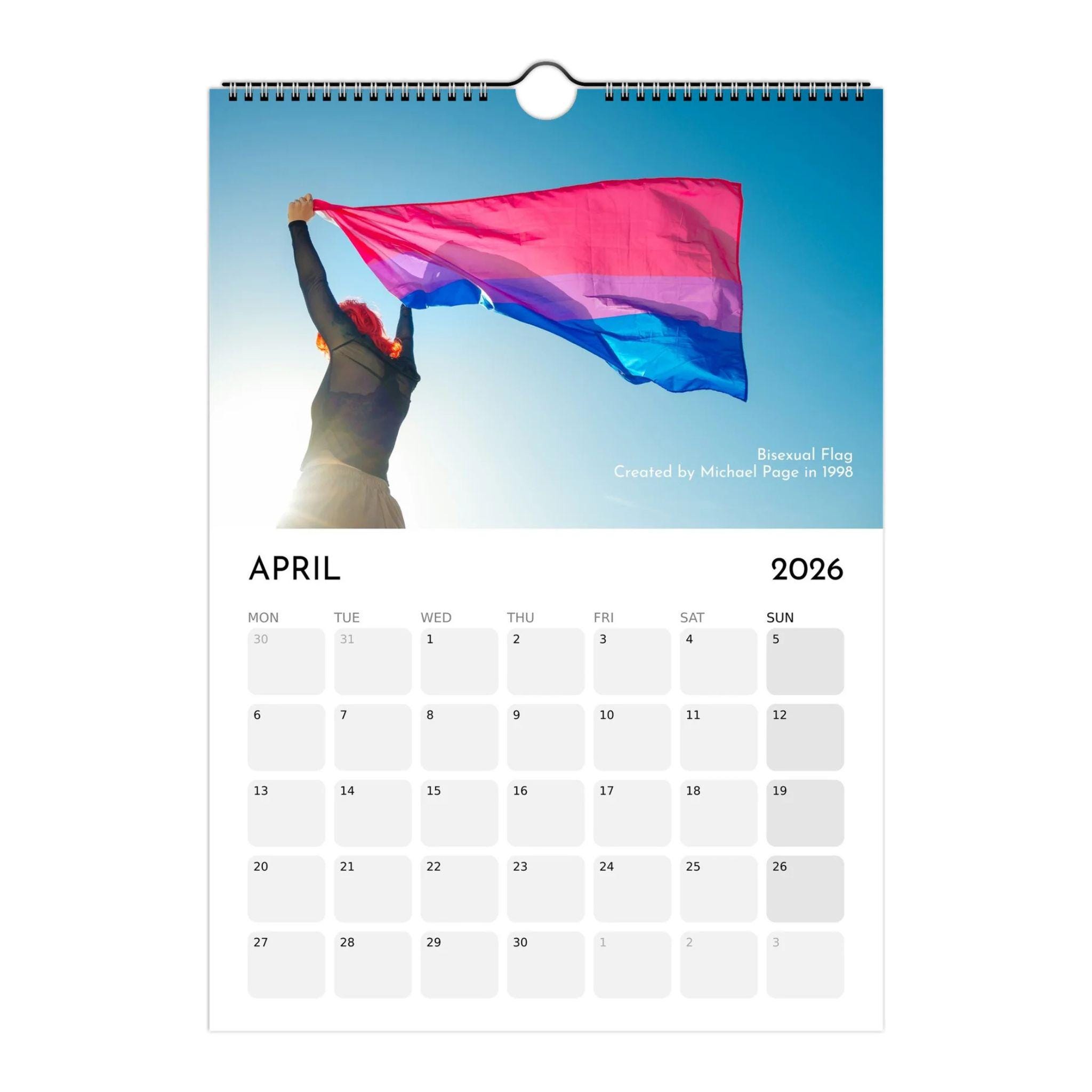 LGBTQ+ Pride Flags 2026 Wall Calendar: Celebrate Diversity - Etsy