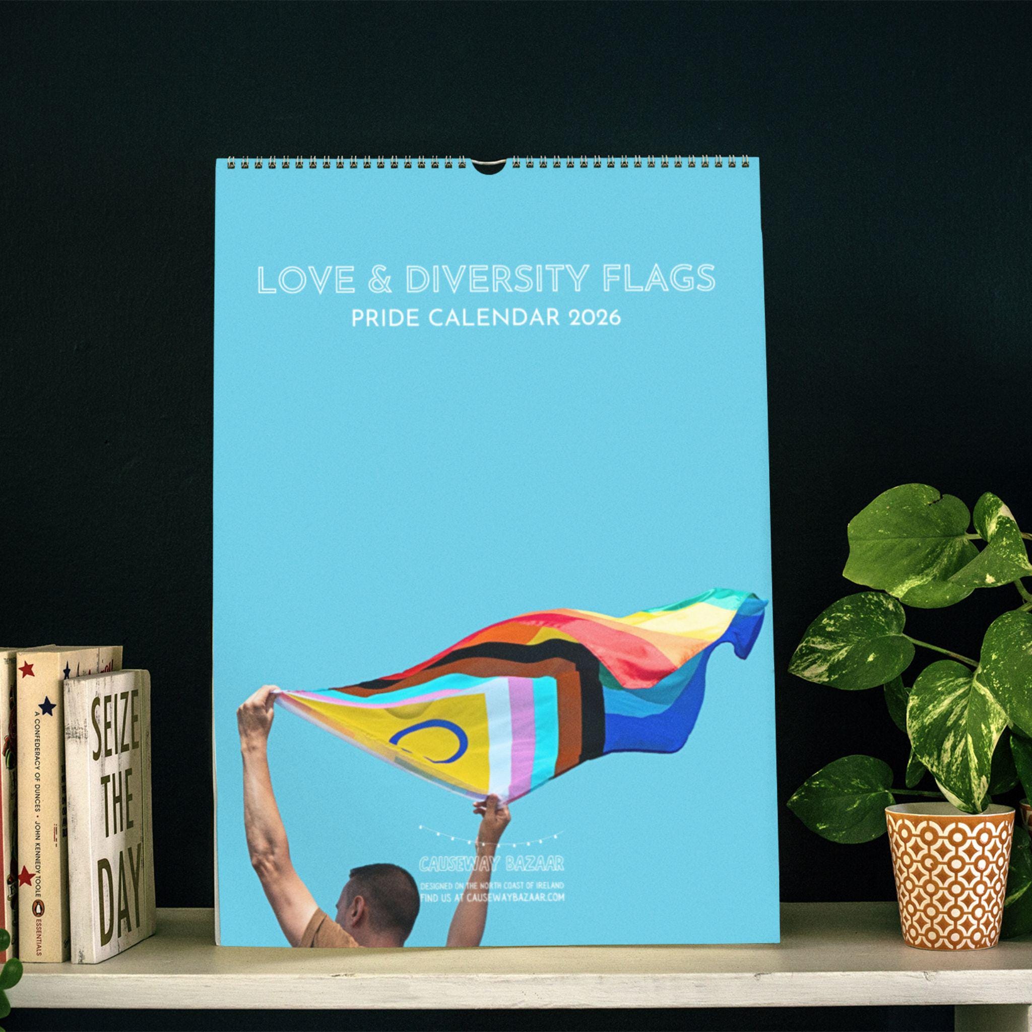 LGBTQ+ Pride Flags 2026 Wall Calendar: Celebrate Diversity - Etsy