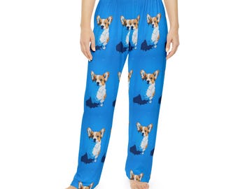 Corgi Pajamas, Dog Pajamas, Cute comfy Pajamas, gift for her, Women's Pajama Pants (AOP)