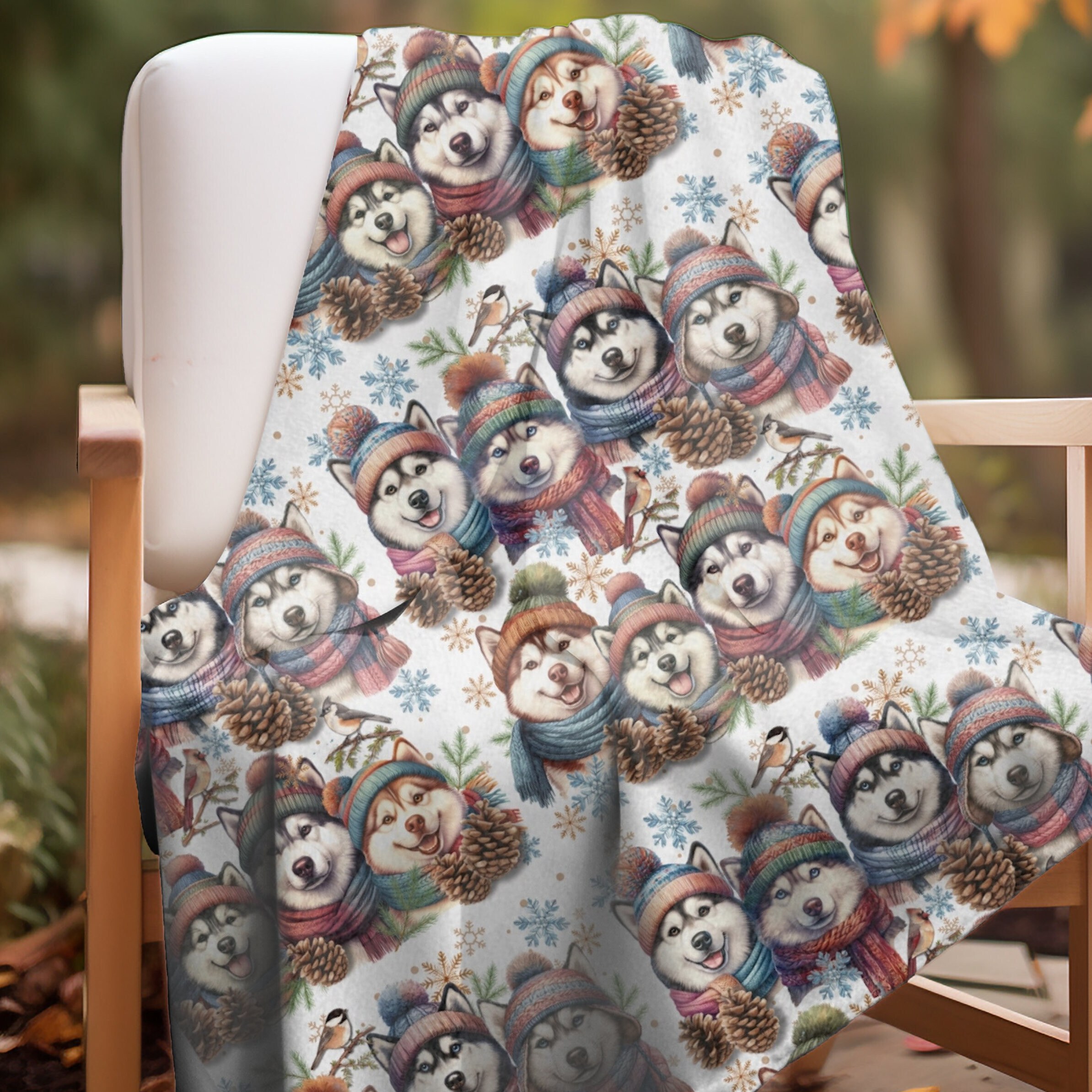 Husky fleece blanket hotsell