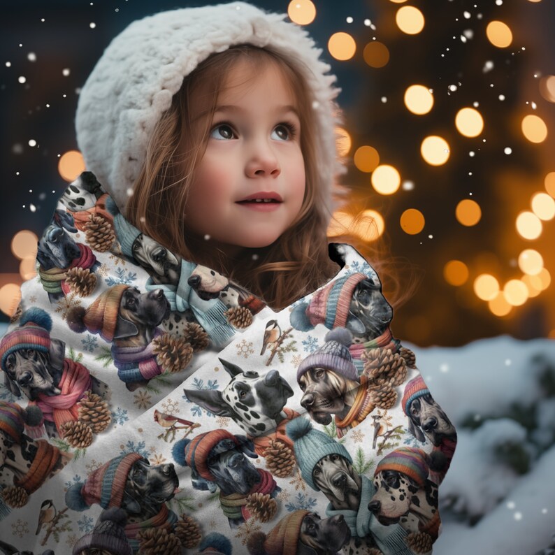 Great Dane Blanket for Great Dane Lover Gift Soft Velveteen Blanket