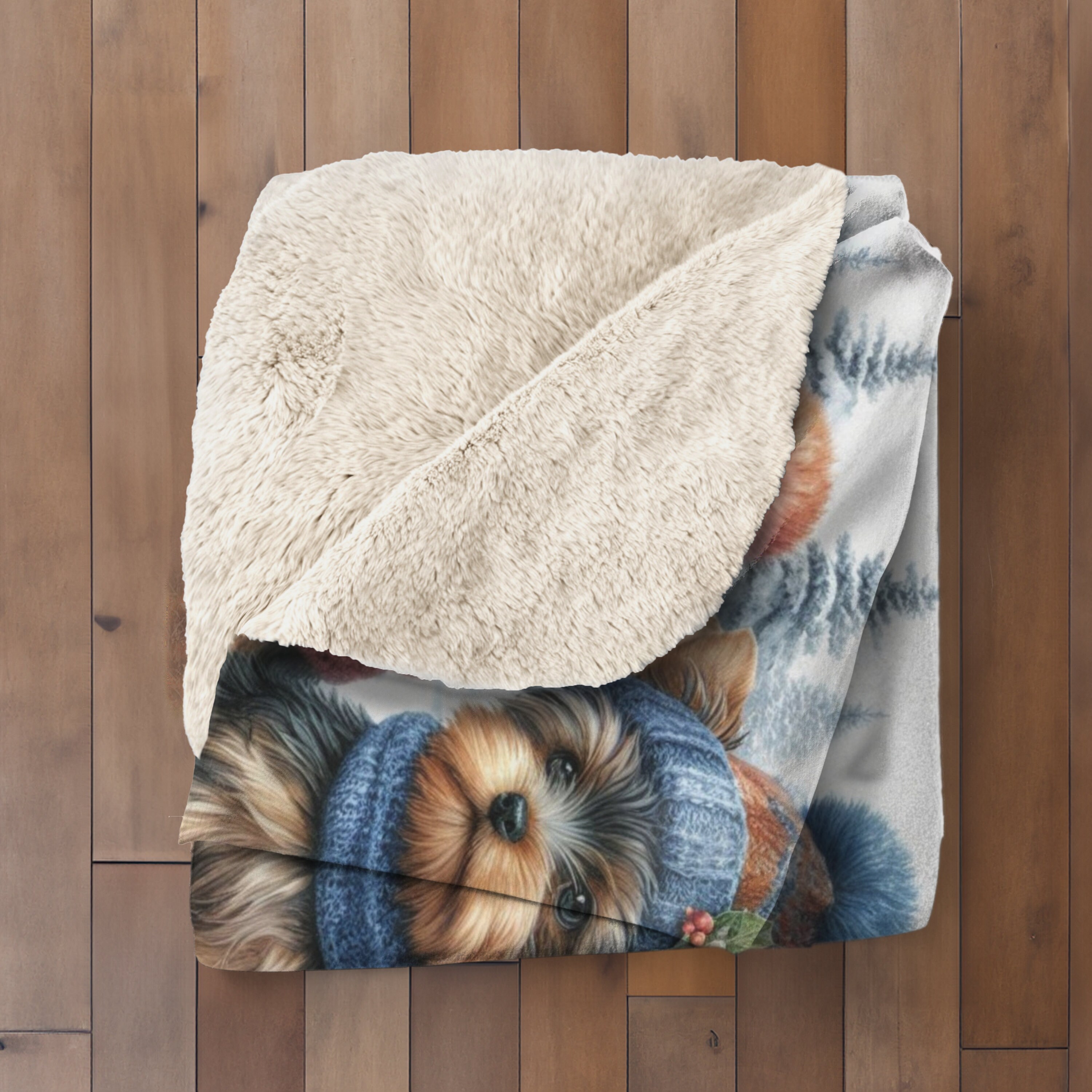 Yorkie Blanket for Yorkshire Terrier Lover Gift Soft Fleece Lightweight Blanket Soft Warm and
