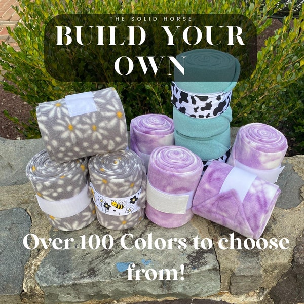 Build your Own Polo Wraps! Custom Polo Wraps, made to order! Horse, Pony, and Mini Sizes available! Personalized, Matching Riding Gear!