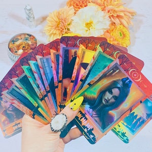 44 cartas - Baraja de oráculo de Halloween - Regalo único de Halloween - Guía completa - Lecturas de Samhain - por Night Rider Tarot