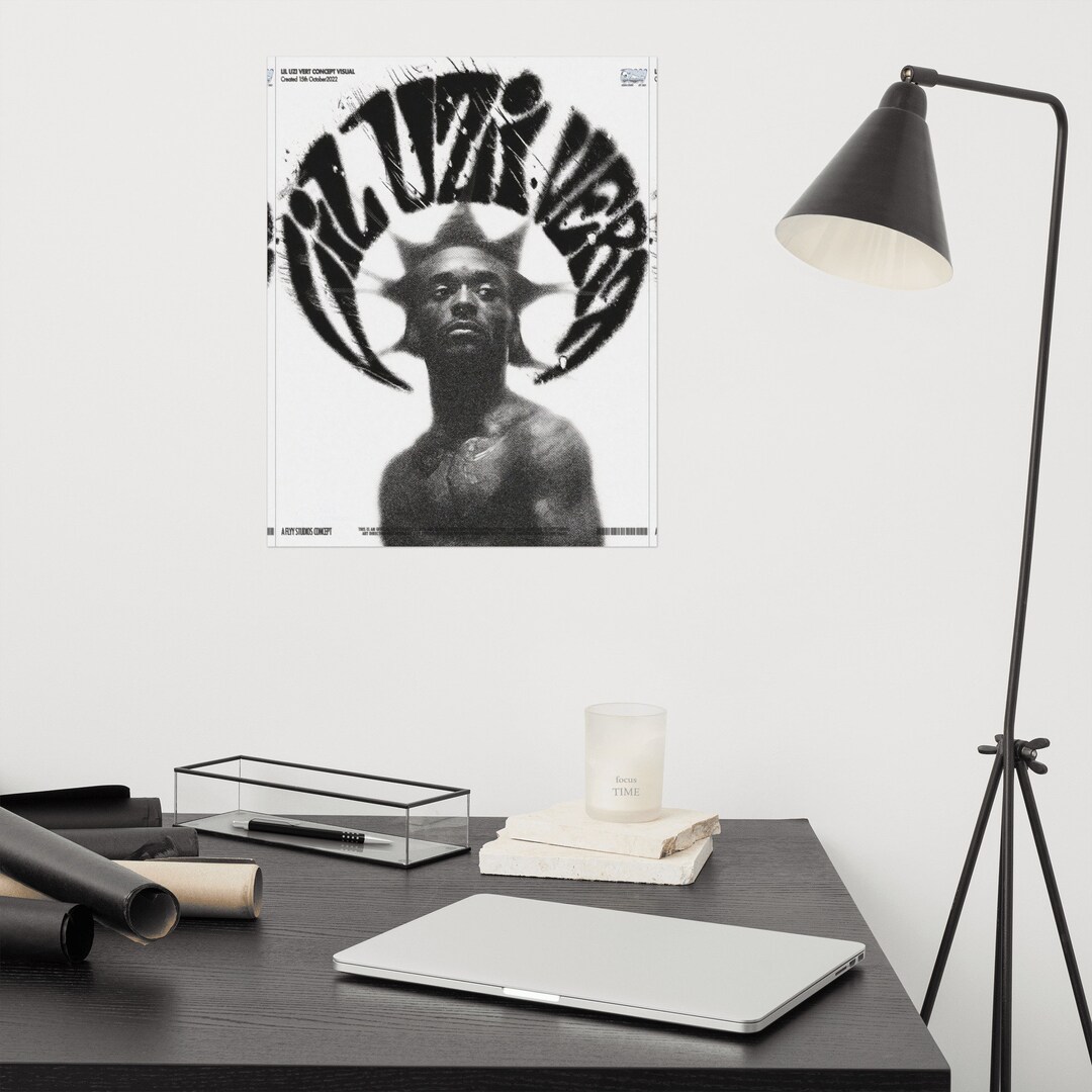 Lil Uzi Vert Poster Stand on My Money I'm 66 Pink Etsy