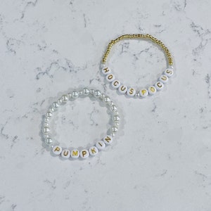 Spooky Beaded Bracelets (set of 2)