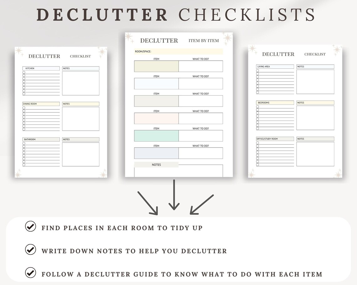 Picture of EDITABLE ADHD Cleaning Planner, ADHD Cleaning Checklist, Daily, Weekly ...