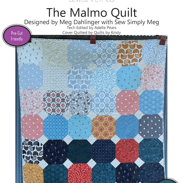 The Malmo Quilt Pattern PDF DOWNLOAD ONLY