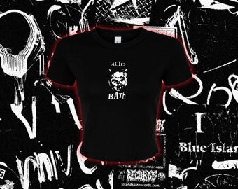 Camiseta corta Acid Bath: camiseta de bebé de nu-metal de los 90
