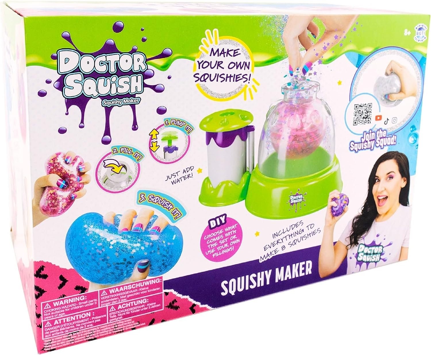 Doctor Squish, Squishy Maker Station and Refill Pack, Original, Brand  New