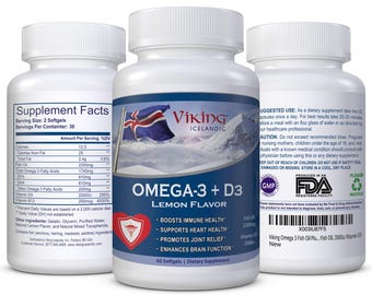 Omega 3 + D3 Fish Oil Softgels | Women 50+ Menopause & Bone Support