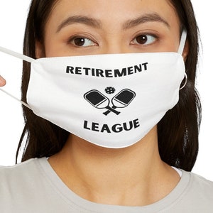 Retirement League Pickleball Face Mask