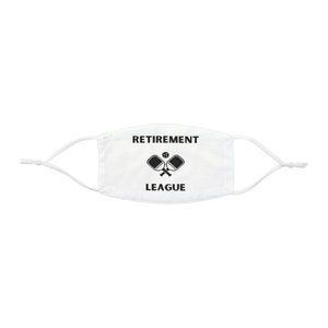 Retirement League Pickleball Face Mask