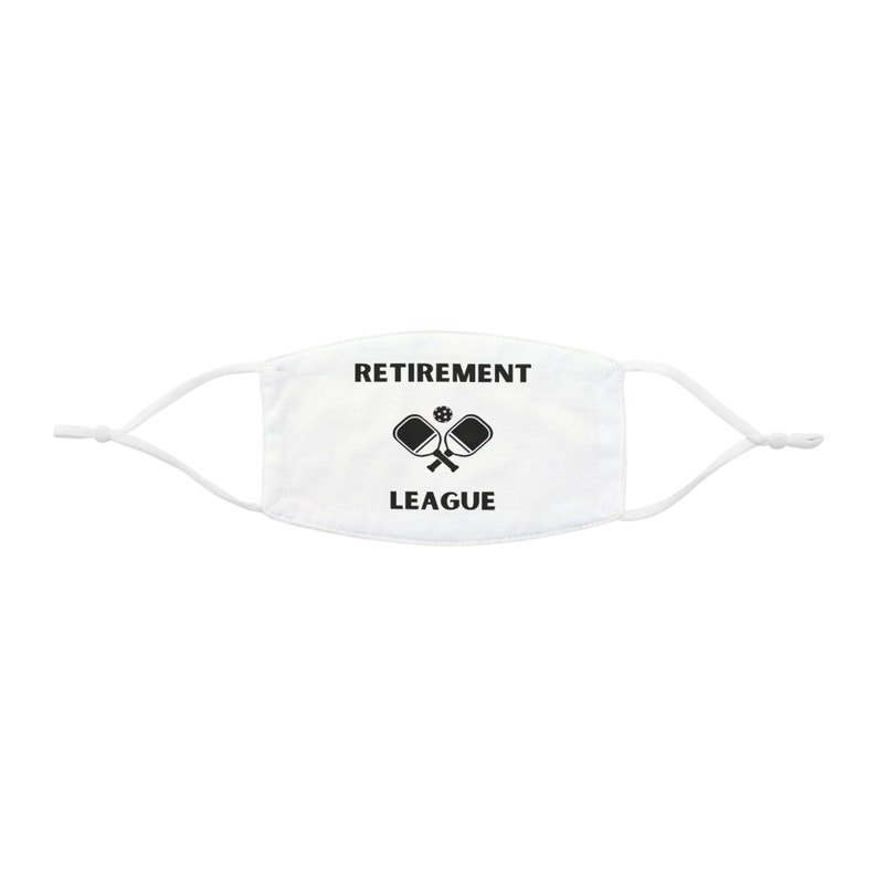 Retirement League Pickleball Face Mask