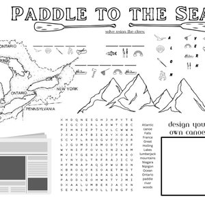 Paddle to the Sea Read Aloud Aktivitätsblatt