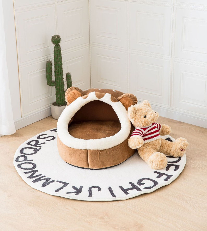 Dog Bed Cozy Puppy Home the Perfect Bed for Pets Bed Etsy