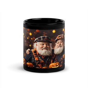 Black Glossy Mug, halloween, lgbt halloween, daddy, halloween print