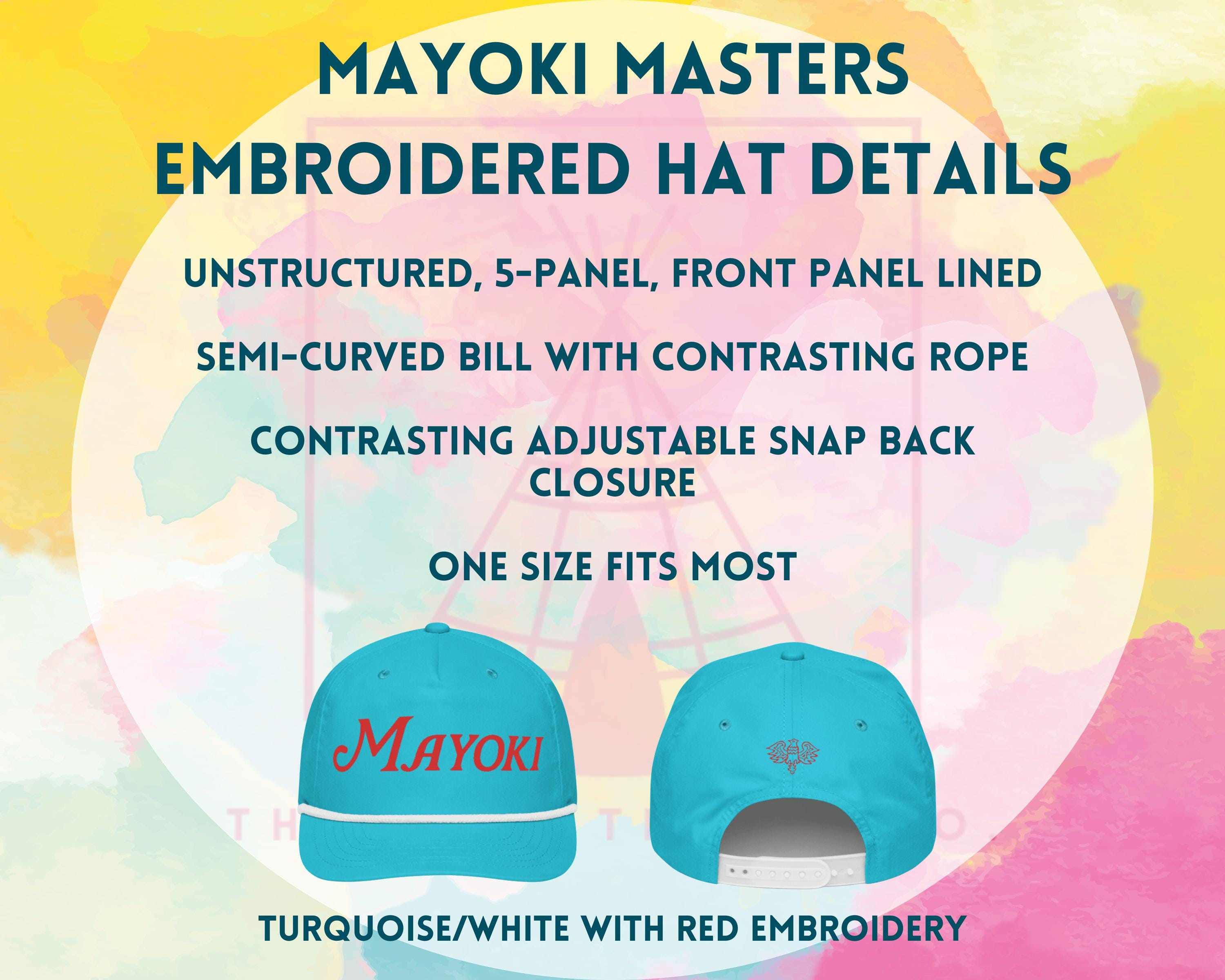 Mayoki Masters Embroidered Hat - Etsy