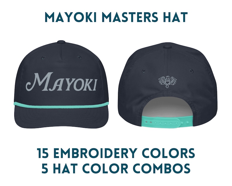 Mayoki Masters Embroidered Hat - Etsy