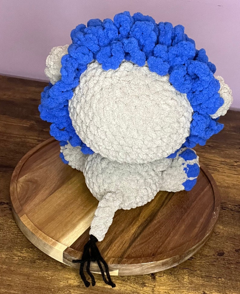 Detroit Lions Inspired Lion Plushy/ Homemade Crochet Stuffed Etsy