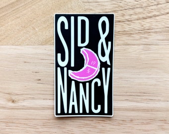 Sid And Nancy Machine Gun Kelly Mainstream Sellout Sticker Decal MGK Merch EST Punk Band Inspired Graphic Emo Gothic Design Gift For Him Her
