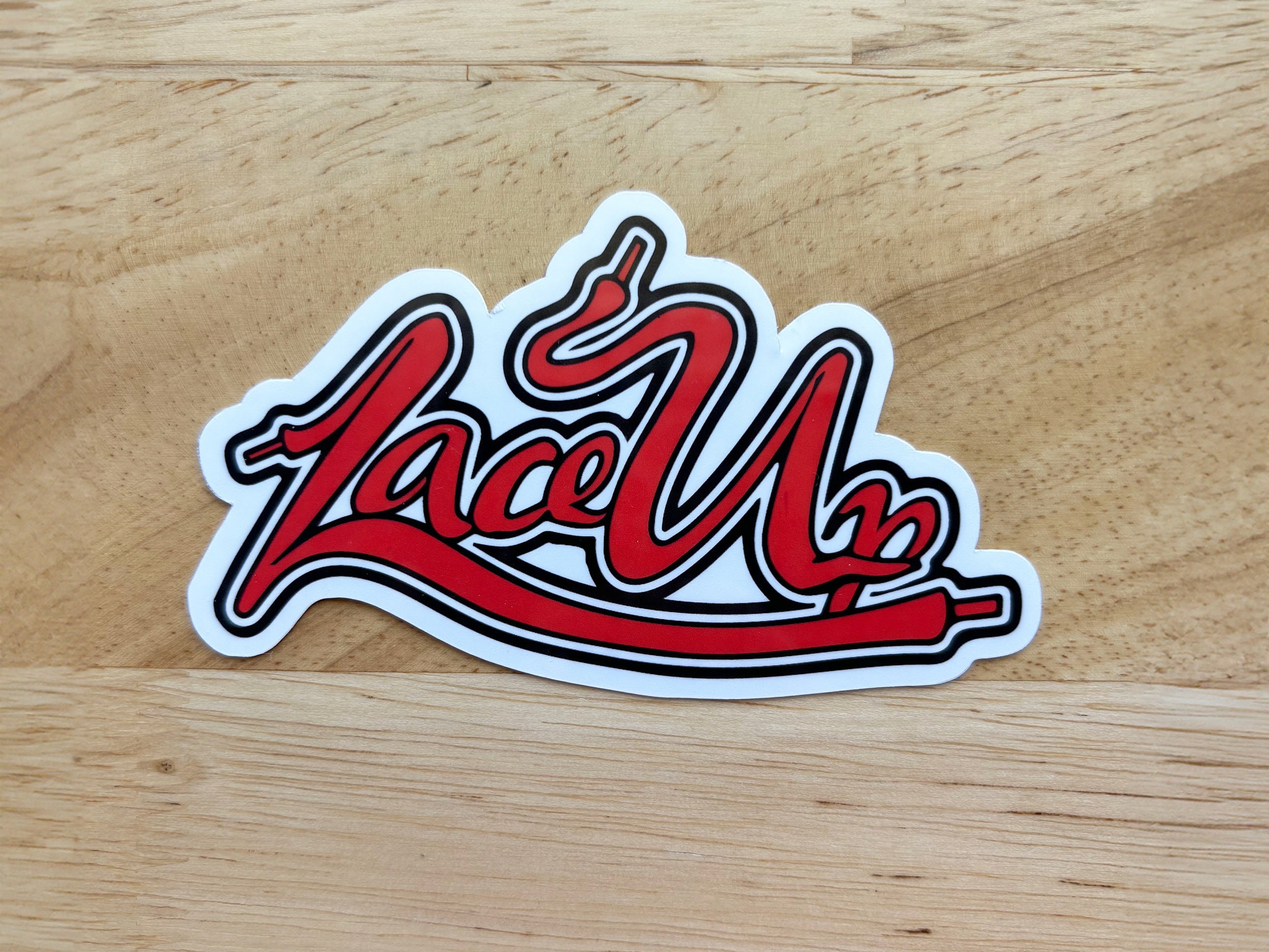 Lace up Machine Gun Kelly Sticker Album Cover Art Decal MGK Merch