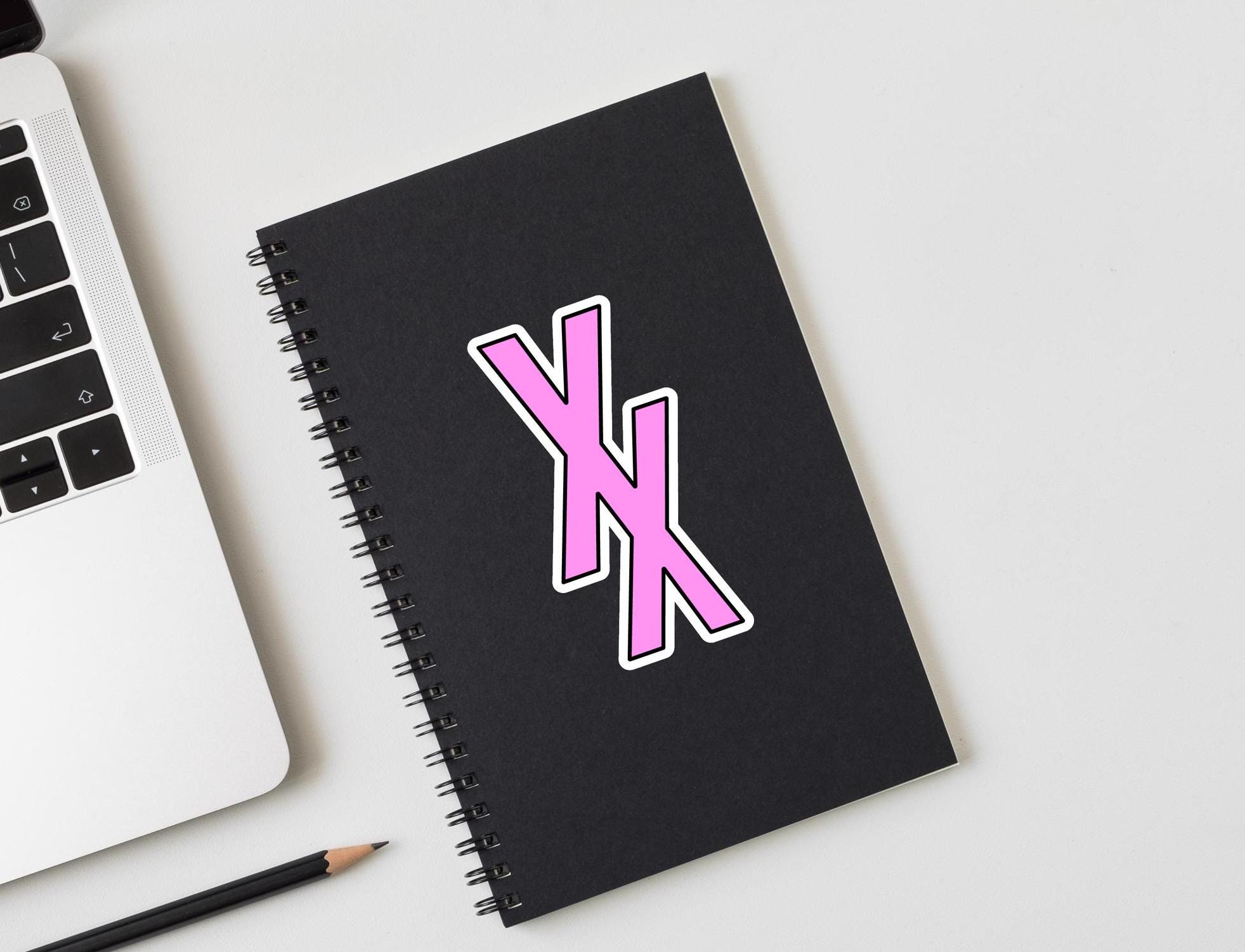 XX Sticker Pink MGK Machine Gun Kelly Merch Double Xs Tickets to