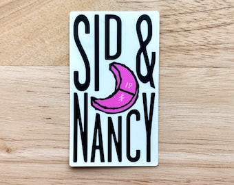 Sid And Nancy Machine Gun Kelly Mainstream Sellout Sticker Decal MGK Merch EST Punk Band Inspired Graphic Emo Gothic Design Gift For Him Her