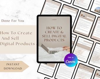 How to Create and Sell Digital Marketing Products Guide With Master Resell Rights (MRR) and Private Label Rights (PLR), DFY, eBook To Resell