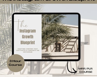 The Instagram Growth Blueprint - MRR Course | Strategy Guide with Master Resell Rights | Instagram For Business Owners | Digital Marketing