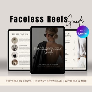 Faceless Reels Guide | DFY Guide to Create Perfect Reels |  Includes Private Label Rights (PLR) & Master Resell Rights (MRR) | Done For You