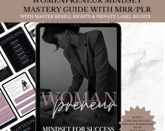 Womanpreneur Your Mindset For Success With MRR | Master Resell Rights | MRR & PLR | Digital Products With Master Resell Rights