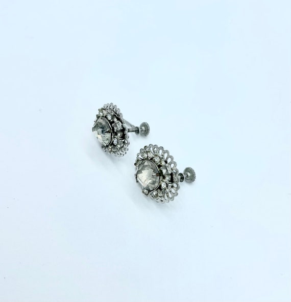 Vintage Sterling Silver Cannetille Earrings - image 6