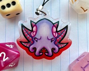 Mind Flayer Emperor Phone Charm