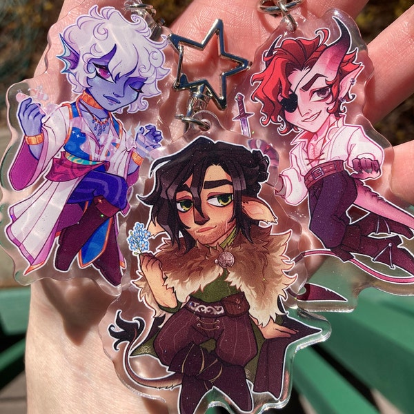 The Arcana x D&D Glitter Epoxy Charms