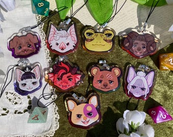 BG3 Balduranimals Phone Charms
