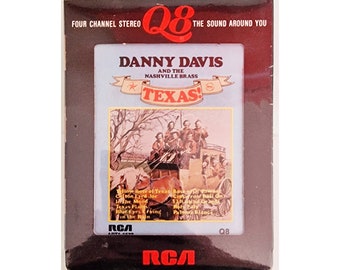 Factory Sealed Quadraphonic 8-Track Tape - Danny Davis and The Nashville Brass: Texas