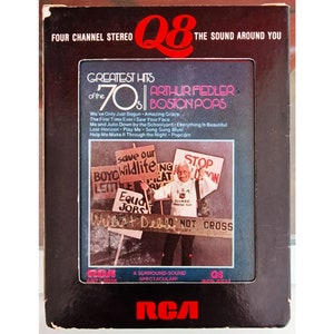 Quadraphonic 8-Track Tape: Arthur Fiedler / Boston Pops Greatest Hits Of The 70s TESTED