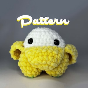 PDF pattern banana. Crochet banana Pattern, Easy crochet pattern beginner friendly