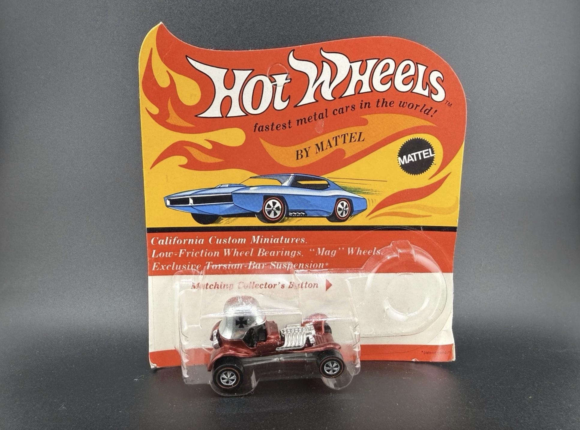Hot Wheels Vintage 1969 Red Baron - Etsy