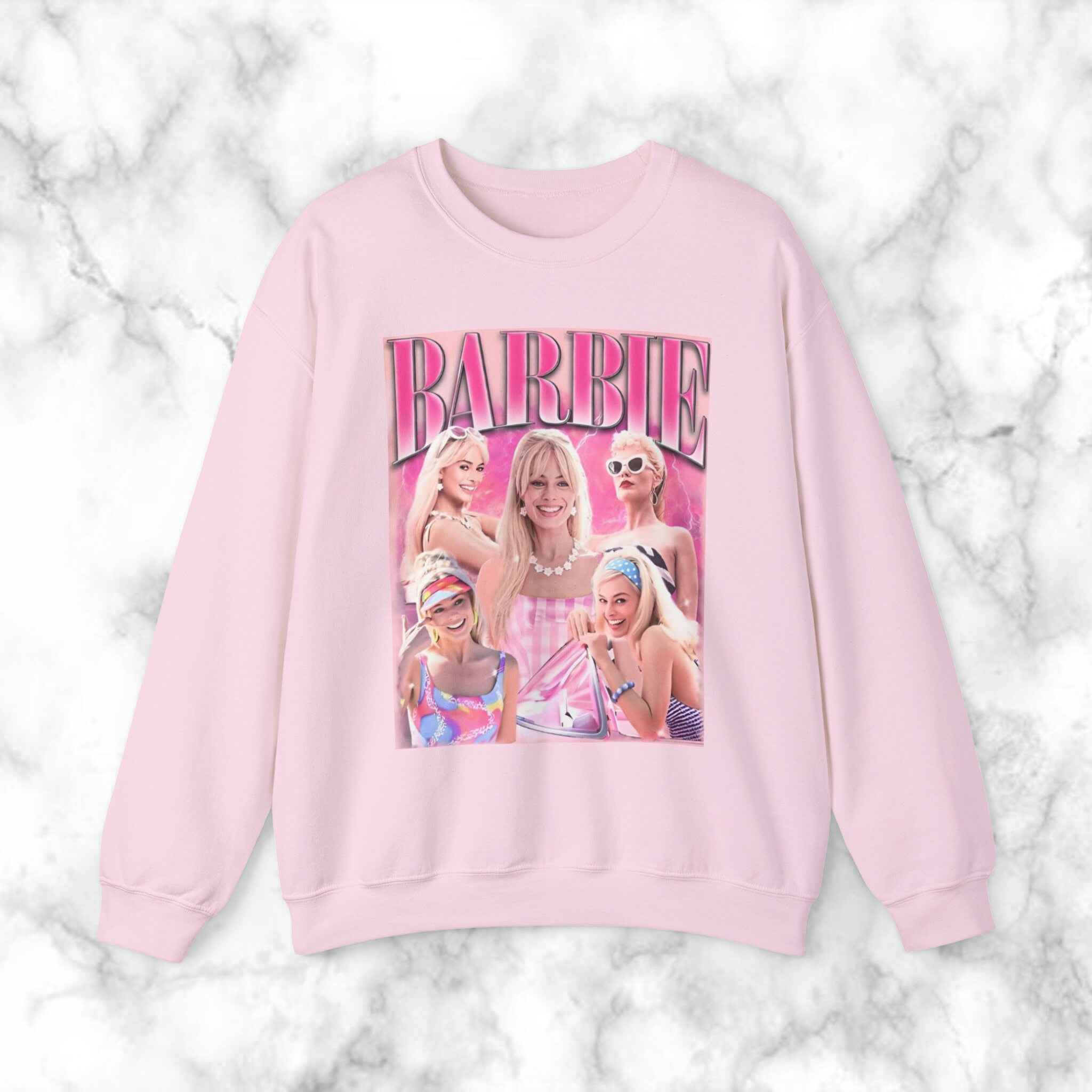 Barbie sweatshirt womens deals