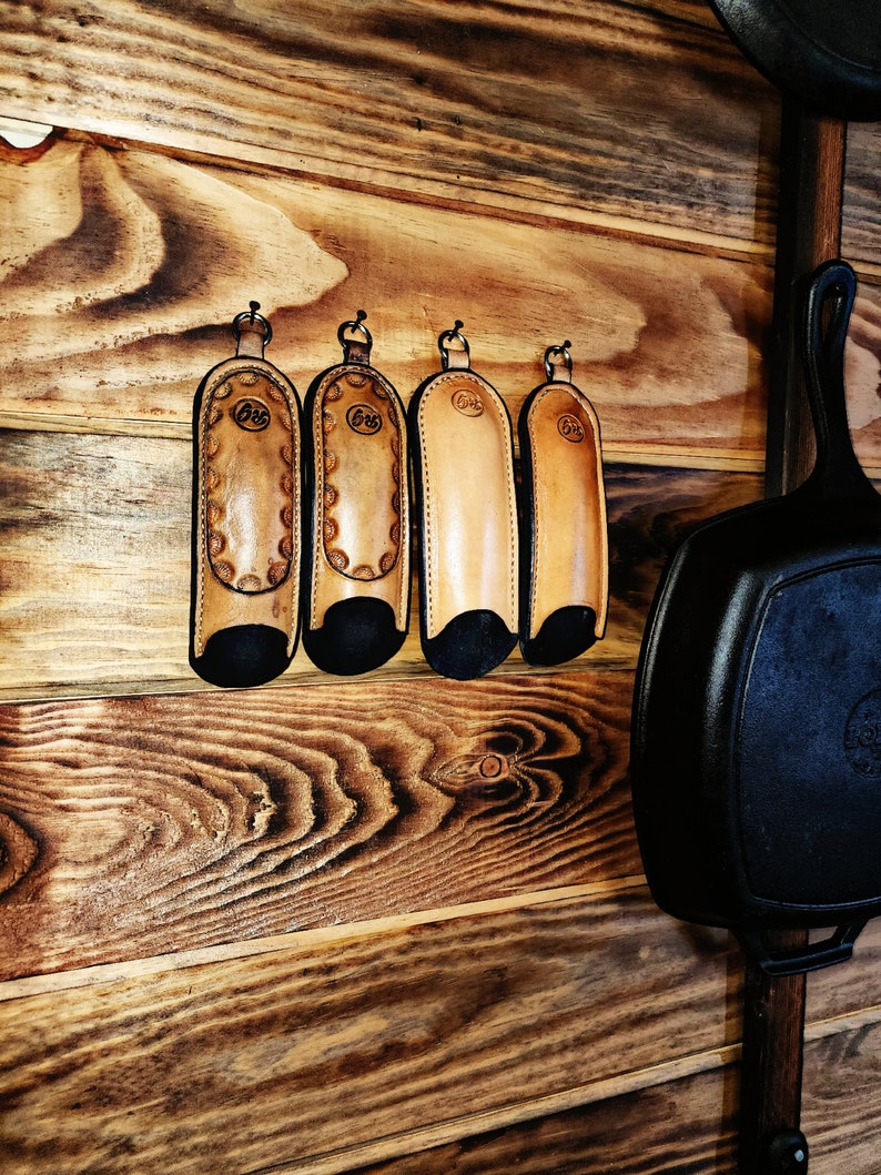 Leather Cast Iron Handle Cover Etsy