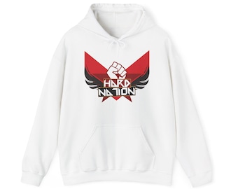 Hard Nation "Unisex Hoody"™ Pink - Black - White