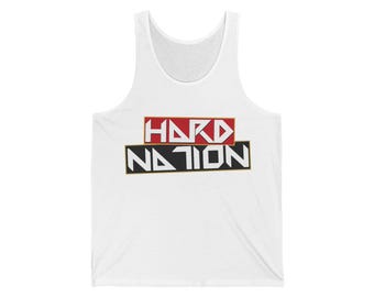 Hard Nation "Tank Top" Black - White - Pink