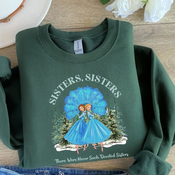 White Movie Christmas Sweatshirt, White Christmas Movie 1954 Shirt, Haynes Sisters, Christmas Song Shirt, Christmas Gift, Christmas Sweater